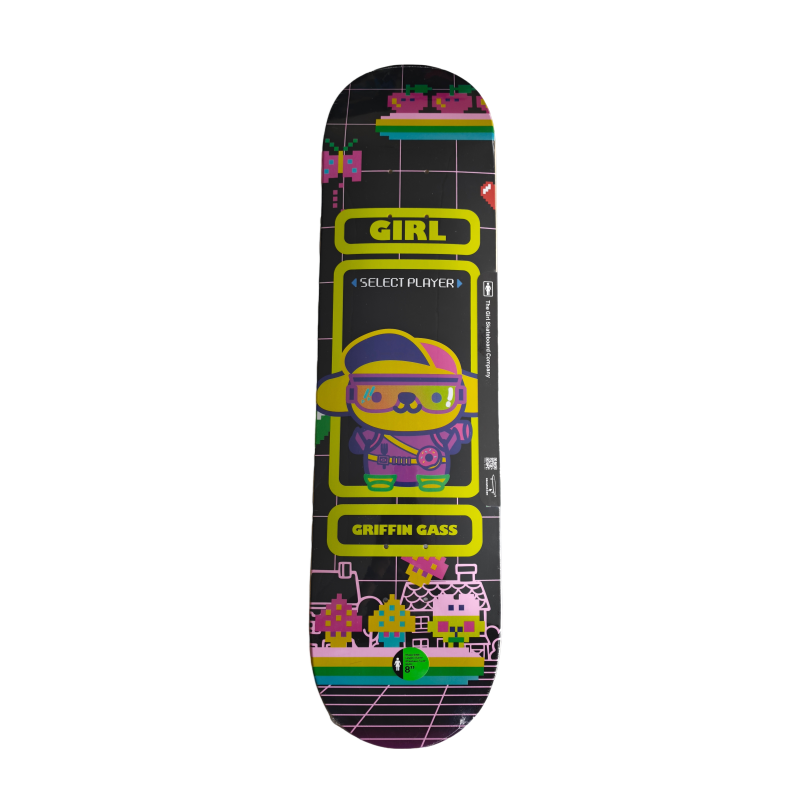 103 Girl Skateboards x Sanrio Characters 8.0" Pixel Art Skateboard Deck - Limited Edition Retro Collab - Image 1