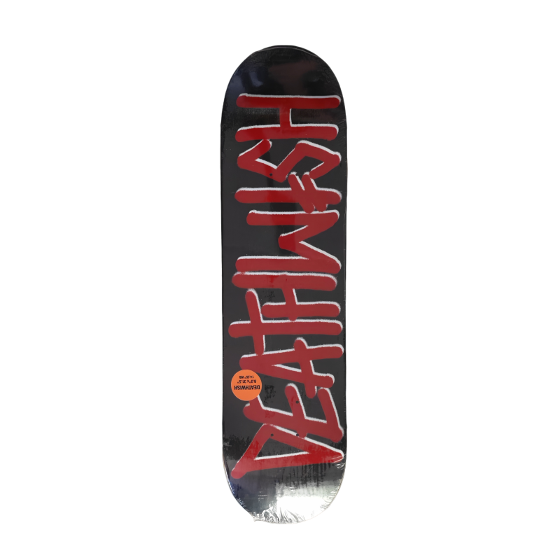 33 Deathwish OG Logo Red/Black 8.0" Skateboard Deck - Image 1