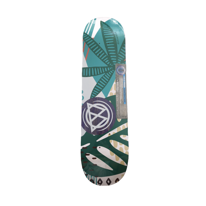 65 BDSKATECO Tropical Palm 7-Ply Canadian Maple Skateboard 8.0¡åDeck - Image 1