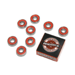 BDSKATECO Basic Red Skateboard Bearings - Set of 8