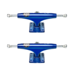 BDSKATECO Blue Hollow Kingpin Lightweight OG Skateboard Trucks (Pair)-5.25